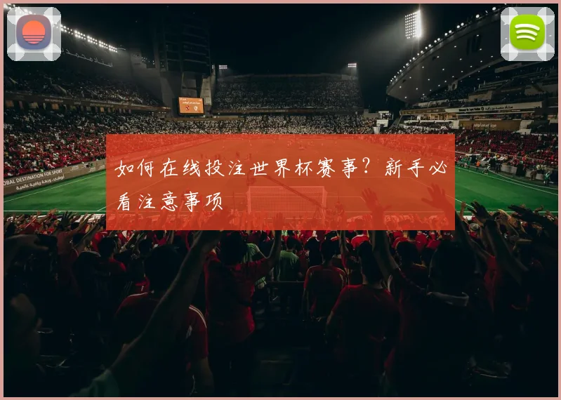 如何在线投注世界杯赛事?新手必看注意事项